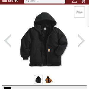 BOYS' FLANNEL QUILT LINED ACTIVE JAC